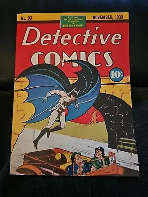 Buy DETECTIVE COMICS 33 BATMAN ORIG-ART Facsimile Cover Reprint Interiors  • 35.97£