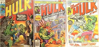Buy THE INCREDIBLE HULK Comics X 3. Nos. Are: 139/159/205  Marvel Comics Old Vintage • 35£