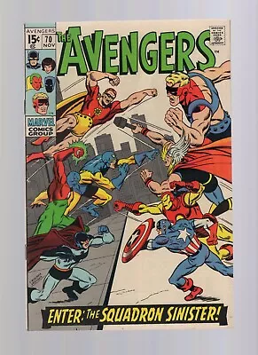Buy Avengers #70 - 1st Appearance Squadron Supreme - Lower Grade Plus (b) • 23.97£