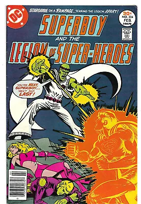 Buy 1977 DC-Superboy & Legion Of Super Heroes #224-When Stargrave Strikes-30 Cents- • 4.80£