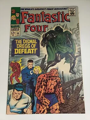 Buy Fantastic Four #58 - 1967 - Doctor Doom Cover - Silver Age Key • 50.37£