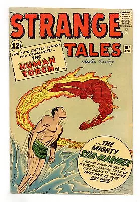 Buy Strange Tales #107 VG- 3.5 1963 • 146.45£