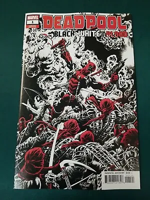 Buy Deadpool Black White Blood #1 Nm Hotz Variant 8/4 2021 • 4.73£