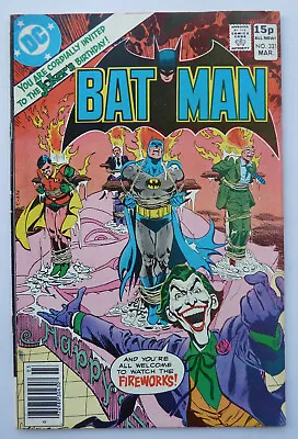 Buy Batman #321 - Joker Cover DC Comics UK Variant March 1980 FN+ 6.5 • 33.95£