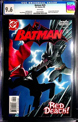 Buy Batman #635 CGC 9.6 D.C. Comics 2005 1st Appearance Jason Todd As Red Hood • 199.46£