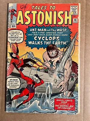 Buy Tales To Astonish #46 Marvel 1963 1st Kraglin Thor Love & Thunder Key See Pics • 47.39£