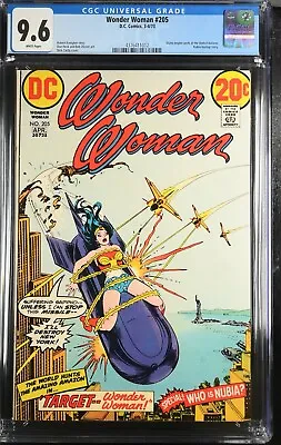 Buy Wonder Woman #205 (1973) Cgc 9.6 Nm+ Wp Bondage Cover 2nd App Nubia 4376411012 • 359.63£
