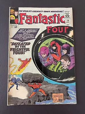 Buy Fantastic Four #38 - 2nd Appearance Of Medusa (Marvel, 1965) VG+ • 28.40£