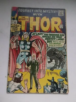 Buy Marvel: Journey Into Mystery #113, Loki's Origin, Jack Kirby's Art, 1965, Vg!!! • 32.02£