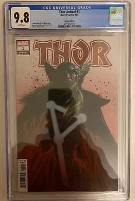 Buy Marvel Comics Thor #1 Annual 2021 CGC 9.8 1:25 Ratio Variant 1st App Dark Thor • 99.99£