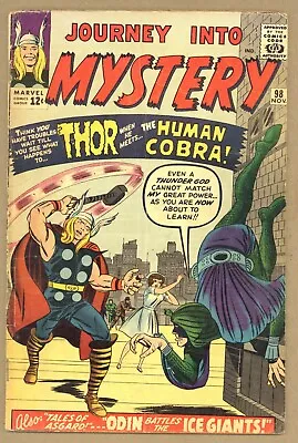 Buy Journey Into Mystery 98 VG Kirby! ORIGIN/1st HUMAN COBRA 1963 Marvel Comics V512 • 67.52£