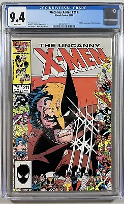 Buy Uncanny X-Men 211 (Marvel, 1986) CGC 9.4 WP  **1st Appearance Maurauders** • 39.58£