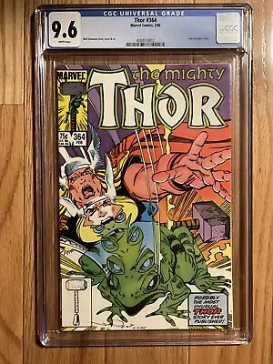 Buy THOR #364 CGC 9.6 White Pages First Appearance Of Thor As Throg Frog Simonson • 70.20£