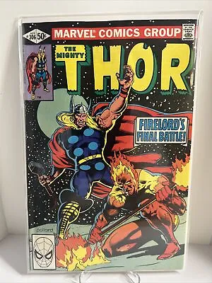 Buy The Mighty Thor #306 Firelords Final Battle 1981 Marvel Comics • 7.22£