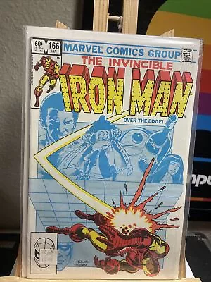 Buy Iron Man #166 1983 Marvel Comics 1st Full App. Obadiah Stone • 2.01£