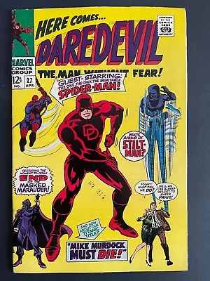 Buy Daredevil #27 - Spider-Man Marvel 1967 Comics • 65.79£