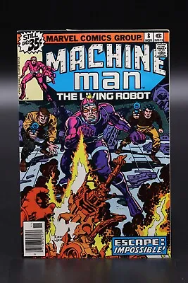 Buy Machine Man (1978) #8 1st Print Jack Kirby Cover, Art & Story Colonel Kragg VF+ • 3.98£