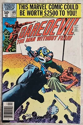 Buy Daredevil #166 Marvel Comics 1980 • 16.05£