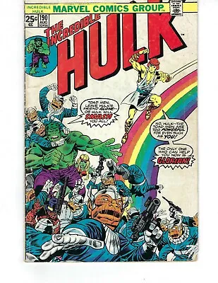 Buy Incredible Hulk #190 - The Man Who Came Down On A Rainbow! • 6.42£