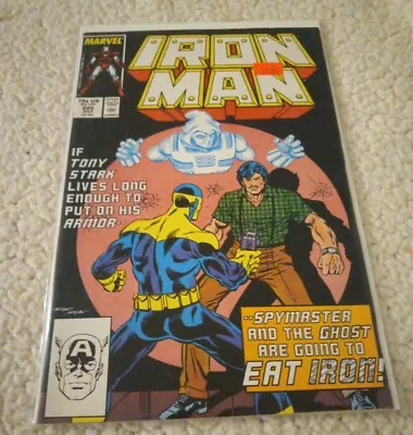 Buy IRON MAN # 220 MARVEL COMICS June - August 1987 GHOST APPEARANCE • 3.40£