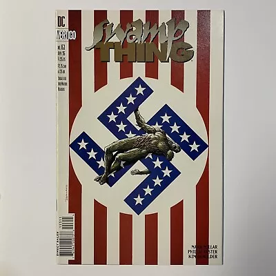 Buy Swamp Thing 153 NM- Brian Bolland Swastika Cover Mark Millar Story DC 1995 • 64.01£