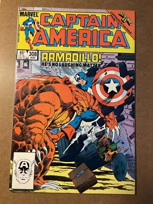 Buy Captain America  # 308  Not Cgc Rated Nm/m   9.2  - Modern  Age 1985 • 3.22£