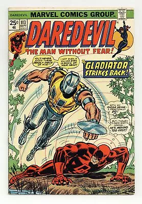Buy Daredevil #113 VG+ 4.5 1974 • 20.59£
