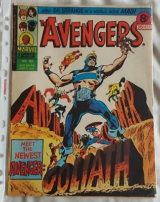 Buy The Avengers Comics / #92  1975 / UK • 3£