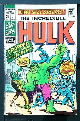 Buy Incredible Hulk Annual #   3 Very Fine (VFN)  RS003 Marvel Comics SILVER AGE • 35.24£