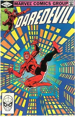 Buy Marvel Comics Daredevil #186 September 1982 Frank Miller Cover • 2.24£