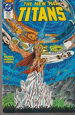Buy Dc Comics New Teen Titans #35 (1987) 1st Print Vf • 2.50£