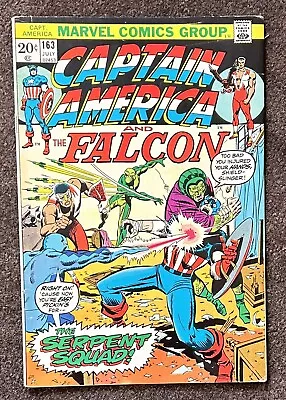 Buy Captain America + Falcon #163 Englehart 1973 • 7.99£