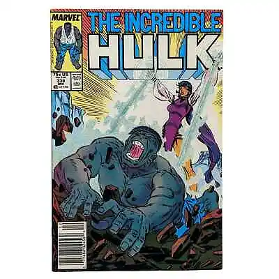 Buy Incredible Hulk (Vol 2) #338 - VF (Marvel, 1987) Newsstand Edition • 7.89£