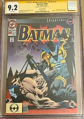 Buy Batman #500 2nd Print CGC SS SIGNED Kelley Jones DC 1993 1st Azrael Knightfall • 158.05£