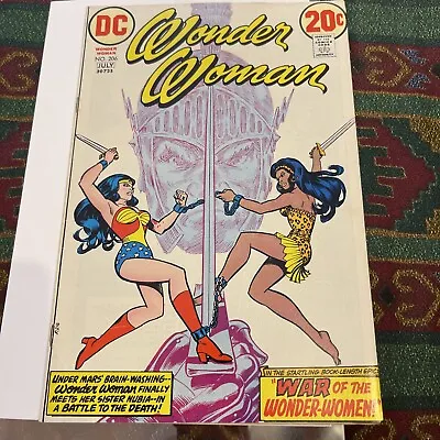 Buy Wonder Woman #206 VF+ 1973 Origin Of Nubia🔥🔑!!! • 111.21£