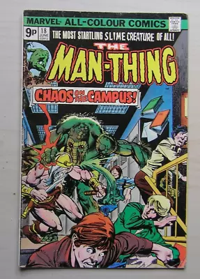 Buy The Man-thing #18 - June 1975 - (vg) - Marvel Comics • 3.95£