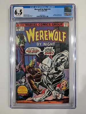 Buy Werewolf By Night #32 CGC 6.5 FN+ 🔥 Origin & 1st App Of Moon Knight 🔥 1975 • 711.54£