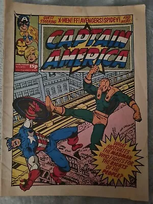 Buy CAPTAIN AMERICA Comic #6 1981 -RARE UK British -Feat. Xmen Avengers Ironman Etc  • 15£