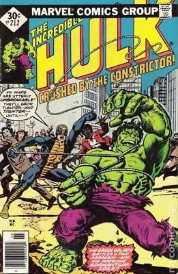 Buy Incredible Hulk Whitman Variants #212 VG 1977 Stock Image Low Grade • 9.09£