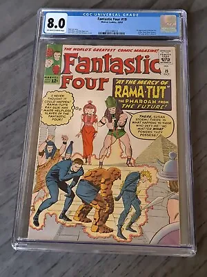 Buy Fantastic Four 19 CGC 8.0 FIRST APPEARANCE OF RAMA TUT (INCARNATION OF KANG) • 949.35£