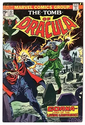 Buy Tomb Of Dracula Vol 1 No 22 Jul 1974 (VFN) (8.0) Marvel Bronze Age • 24.99£