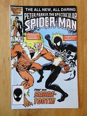 Buy PETER PARKER, THE SPECTACULAR SPIDER-MAN #116 (1986) *Key Book!* (NM-/9.0) • 13.89£