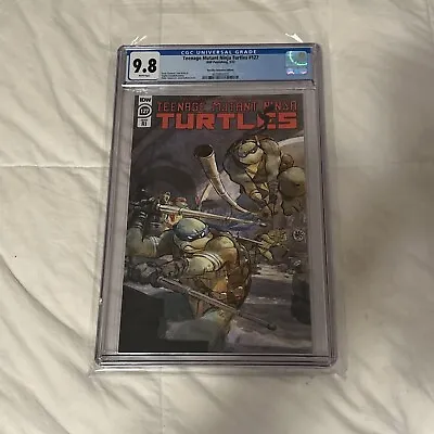 Buy Teenage Mutant Ninja Turtles 127 RI-A 1:10 CGC 9.8 WP TMNT IDW • 39.41£