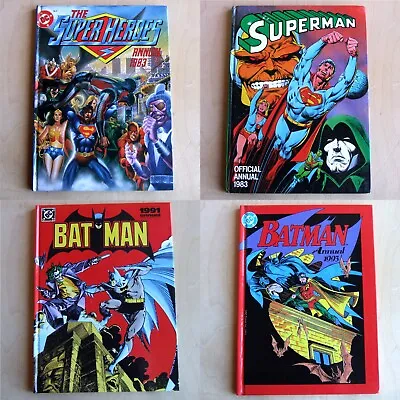 Buy DC Super Heroes Annual 1983 Superman Annual 1983 Batman Annuals 1991 1993 UK LEM • 35.19£