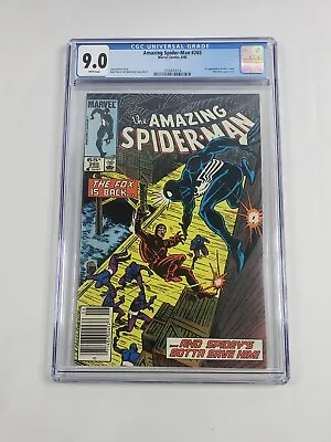 Buy Amazing Spider-Man #265 - CGC 9.0 Newsstand Edition - 1st App Of Silver Sable • 77.87£