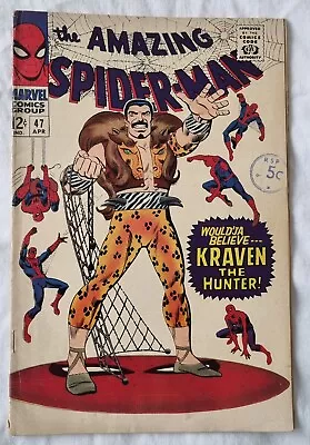 Buy Amazing Spider-Man #47 - Marvel Comics - 1967 Kraven • 55£