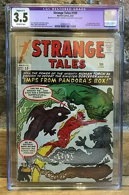 Buy Strange Tales #109 1963 1st Appearance Of Circe CGC 3.5 2090331010 • 200£