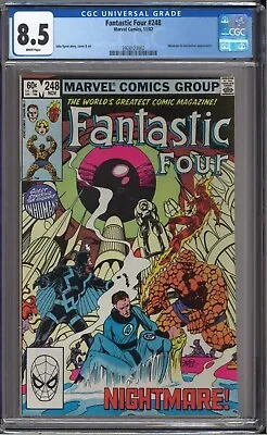 Buy Fantastic Four #248 - CGC 8.5 Inhumans & Quicksilver Appearance • 40.54£