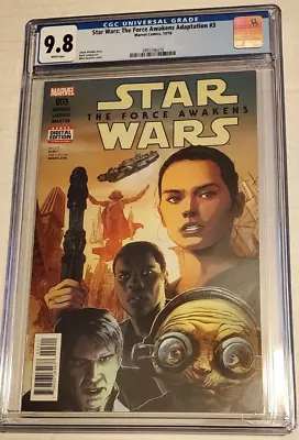 Buy CGC 9.8 Star Wars The Force Awakens Adaptation #3A 3 Deodato 2016 1st Snoke • 47.71£