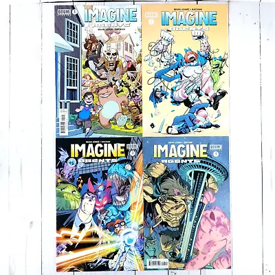 Buy Imagine Agents #1-4 Boom Studios 2013, Brian Joines, Comic Book Lot Of 4, VF+ • 15.88£